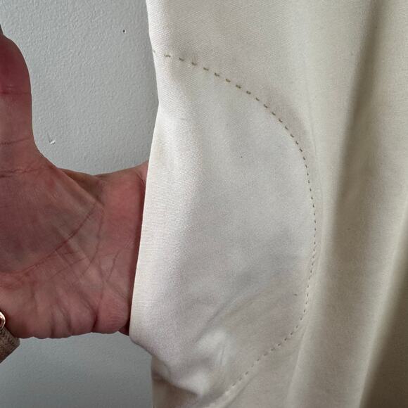 J.McLaughlin White Crew Neck Short Sleeve Loose Fit Mini Tunic Dress Size M - Picture 5 of 11